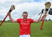6 June 2021; David Kettle of Louth celebrates following the Allianz Hurling League Roinn 3B match between Louth and Fermanagh at Louth Centre of Excellence in Darver, Louth. Photo by David Fitzgerald/Sportsfile