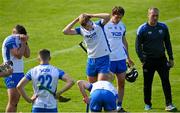 6 June 2021; Waterford players and manager Liam Cahill dejected following their defeat in the Allianz Hurling League Division 1 Group A Round 4 match between Galway and Waterford at Pearse Stadium in Galway. Photo by Ramsey Cardy/Sportsfile