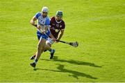 6 June 2021; Shane Fives of Waterford in action against Evan Niland of Galway during the Allianz Hurling League Division 1 Group A Round 4 match between Galway and Waterford at Pearse Stadium in Galway. Photo by Ramsey Cardy/Sportsfile