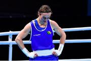 7 June 2021; Kellie Harrington of Ireland after winning her lightweight 60kg semi-final bout against Esra Yildiz of Turkey on day four of the Road to Tokyo European Boxing Olympic qualifying event at Le Grand Dome in Paris, France. Photo by Baptiste Fernandez/Sportsfile