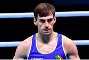 7 June 2021; Aidan Walsh of Ireland after his welterweight 69kg semi-final bout against Pat McCormack of Great Britain on day four of the Road to Tokyo European Boxing Olympic qualifying event at Le Grand Dome in Paris, France. Photo by Baptiste Fernandez/Sportsfile
