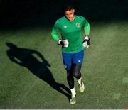 7 June 2021; Goalkeeper Gavin Bazunu during a Republic of Ireland training session at Szusza Ferenc Stadion in Budapest, Hungary. Photo by Alex Nicodim/Sportsfile