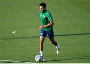 7 June 2021; Andrew Omobamidele during a Republic of Ireland training session at Szusza Ferenc Stadion in Budapest, Hungary. Photo by Alex Nicodim/Sportsfile