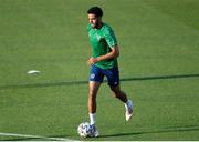 7 June 2021; Andrew Omobamidele during a Republic of Ireland training session at Szusza Ferenc Stadion in Budapest, Hungary. Photo by Alex Nicodim/Sportsfile