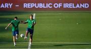 7 June 2021; Adam Idah during a Republic of Ireland training session at Szusza Ferenc Stadion in Budapest, Hungary. Photo by Alex Nicodim/Sportsfile