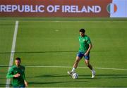 7 June 2021; Andrew Omobamidele during a Republic of Ireland training session at Szusza Ferenc Stadion in Budapest, Hungary. Photo by Alex Nicodim/Sportsfile