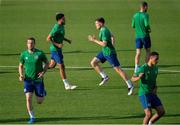 7 June 2021; Dara O'Shea during a Republic of Ireland training session at Szusza Ferenc Stadion in Budapest, Hungary. Photo by Alex Nicodim/Sportsfile