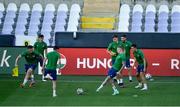 7 June 2021; James McClean during a Republic of Ireland training session at Szusza Ferenc Stadion in Budapest, Hungary. Photo by Alex Nicodim/Sportsfile