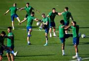 7 June 2021; Players, including James McClean, centre, during a Republic of Ireland training session at Szusza Ferenc Stadion in Budapest, Hungary. Photo by Alex Nicodim/Sportsfile