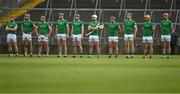 5 June 2021; Limerick players before the Allianz Hurling League Division 1 Group A Round 4 match between Limerick and Cork at LIT Gaelic Grounds in Limerick. Photo by Eóin Noonan/Sportsfile