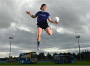 8 June 2021; Dublin and Foxrock Cabinteely ladies footballer Niamh Collins pictured at the launch of the Go-Ahead Dublin GAA Leagues and Championships at Parnell Park in Dublin. Go-Ahead Ireland are proud to announce their continued dedication to the community by means of partnering with Dublin GAA for the next three years.  Photo by Ramsey Cardy/Sportsfile