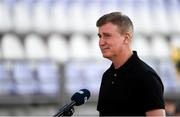 8 June 2021; Republic of Ireland manager Stephen Kenny before the international friendly match between Hungary and Republic of Ireland at Szusza Ferenc Stadion in Budapest, Hungary. Photo by Alex Nicodim/Sportsfile