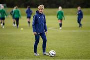 8 June 2021; Manager Vera Pauw during a Republic of Ireland women training session at Versalavollur in Reykjavik, Iceland. Photo by Eythor Arnason/Sportsfile