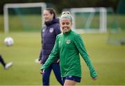 8 June 2021; Denise O'Sullivan during a Republic of Ireland women training session at Versalavollur in Reykjavik, Iceland. Photo by Eythor Arnason/Sportsfile