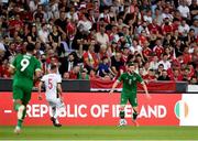 8 June 2021; Matt Doherty of Republic of Ireland during the international friendly match between Hungary and Republic of Ireland at Szusza Ferenc Stadion in Budapest, Hungary. Photo by Alex Nicodim/Sportsfile