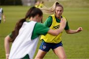 8 June 2021; Aoife Colvill during a Republic of Ireland women training session at Versalavollur in Reykjavik, Iceland. Photo by Eythor Arnason/Sportsfile