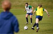 8 June 2021; Áine O'Gorman during a Republic of Ireland women training session at Versalavollur in Reykjavik, Iceland. Photo by Eythor Arnason/Sportsfile