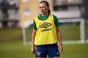 8 June 2021; Katie McCabe during a Republic of Ireland women training session at Versalavollur in Reykjavik, Iceland. Photo by Eythor Arnason/Sportsfile