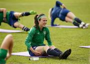 8 June 2021; Ciara Grant during a Republic of Ireland women training session at Versalavollur in Reykjavik, Iceland. Photo by Eythor Arnason/Sportsfile