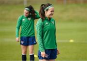 8 June 2021; Ciara Grant during a Republic of Ireland women training session at Versalavollur in Reykjavik, Iceland. Photo by Eythor Arnason/Sportsfile