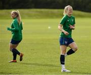 8 June 2021; Diane Caldwell during a Republic of Ireland women training session at Versalavollur in Reykjavik, Iceland. Photo by Eythor Arnason/Sportsfile