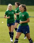 8 June 2021; Denise O'Sullivan during a Republic of Ireland women training session at Versalavollur in Reykjavik, Iceland. Photo by Eythor Arnason/Sportsfile