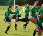 8 June 2021; Roma McLaughlin during a Republic of Ireland women training session at Versalavollur in Reykjavik, Iceland. Photo by Eythor Arnason/Sportsfile