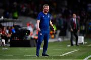 8 June 2021; Republic of Ireland manager Stephen Kenny during the international friendly match between Hungary and Republic of Ireland at Szusza Ferenc Stadion in Budapest, Hungary. Photo by Alex Nicodim/Sportsfile