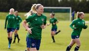 8 June 2021; Diane Caldwell during a Republic of Ireland women training session at Versalavollur in Reykjavik, Iceland. Photo by Eythor Arnason/Sportsfile