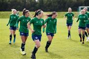 8 June 2021; Jessica Ziu and team-mates during a Republic of Ireland women training session at Versalavollur in Reykjavik, Iceland. Photo by Eythor Arnason/Sportsfile