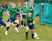 8 June 2021; Ciara Grant during a Republic of Ireland women training session at Versalavollur in Reykjavik, Iceland. Photo by Eythor Arnason/Sportsfile