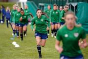 8 June 2021; Jessica Ziu during a Republic of Ireland women training session at Versalavollur in Reykjavik, Iceland. Photo by Eythor Arnason/Sportsfile