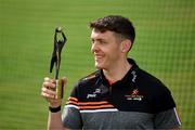 9 June 2021; Kerry footballer David Clifford with his PwC GAA / GPA Player of the Month in Football for May 2021 at Fossa GAA Club, Killarney, Co. Kerry. Photo by Diarmuid Greene/Sportsfile