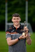 9 June 2021; Kerry footballer David Clifford with his PwC GAA / GPA Player of the Month in Football for May 2021 at Fossa GAA Club, Killarney, Co. Kerry. Photo by Diarmuid Greene/Sportsfile