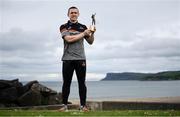 9 June 2021; Antrim hurler Ciaran Clarke with his PwC GAA / GPA Player of the Month award in Hurling for May 2021 in Ballycastle, County Antrim.  Photo by Harry Murphy/Sportsfile