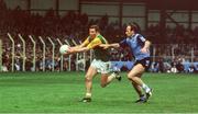 9 June 1991; Tommy Down of Meath in action against Tommy Carr of Dublin during the Leinster GAA Football Senior Championship Preliminary Round replay match between Dublin and Meath at Croke Park in Dublin. Photo by David Maher/Sportsfile