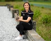 9 June 2021; Cork footballer Ciara O'Sullivan with her PwC GPA Women's Player of the Month in Football at Clyda Rovers GAA Club in Mourneabbey, Co. Cork. Photo by Matt Browne/Sportsfile