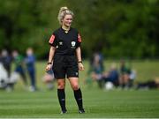 9 June 2021; Referee Claire Purcell during the Women's U19 International Friendly between Republic of Ireland and Northern Ireland at AUL Complex in Dublin. Photo by Piaras Ó Mídheach/Sportsfile