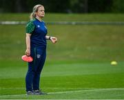 9 June 2021; Republic of Ireland assistant coach Lizzie Kent before the Women's U19 International Friendly between Republic of Ireland and Northern Ireland at AUL Complex in Dublin. Photo by Piaras Ó Mídheach/Sportsfile