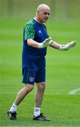 9 June 2021; Republic of Ireland goalkeeping coach Pat Behan before the Women's U19 International Friendly between Republic of Ireland and Northern Ireland at AUL Complex in Dublin. Photo by Piaras Ó Mídheach/Sportsfile