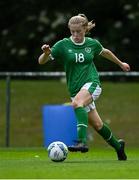 9 June 2021; Emily Corbett of Republic of Ireland during the Women's U19 International Friendly between Republic of Ireland and Northern Ireland at AUL Complex in Dublin. Photo by Piaras Ó Mídheach/Sportsfile