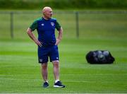 9 June 2021; Republic of Ireland head coach Dave Connell before the Women's U19 International Friendly between Republic of Ireland and Northern Ireland at AUL Complex in Dublin. Photo by Piaras Ó Mídheach/Sportsfile