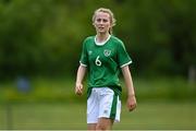 9 June 2021; Aoibheann Clancy of Republic of Ireland during the Women's U19 International Friendly between Republic of Ireland and Northern Ireland at AUL Complex in Dublin. Photo by Piaras Ó Mídheach/Sportsfile