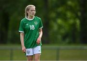 9 June 2021; Emily Corbett of Republic of Ireland during the Women's U19 International Friendly between Republic of Ireland and Northern Ireland at AUL Complex in Dublin. Photo by Piaras Ó Mídheach/Sportsfile