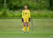 9 June 2021; Republic of Ireland goalkeeper Ciara Glackin during the Women's U19 International Friendly between Republic of Ireland and Northern Ireland at AUL Complex in Dublin. Photo by Piaras Ó Mídheach/Sportsfile