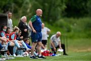 9 June 2021; Republic of Ireland head coach Dave Connell during the Women's U19 International Friendly between Republic of Ireland and Northern Ireland at AUL Complex in Dublin. Photo by Piaras Ó Mídheach/Sportsfile