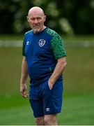 9 June 2021; Republic of Ireland head coach Dave Connell before the Women's U19 International Friendly between Republic of Ireland and Northern Ireland at AUL Complex in Dublin. Photo by Piaras Ó Mídheach/Sportsfile