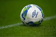 9 June 2021; A soccer ball during the Women's U19 International Friendly between Republic of Ireland and Northern Ireland at AUL Complex in Dublin. Photo by Piaras Ó Mídheach/Sportsfile