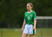 9 June 2021; Jessica Neville of Republic of Ireland during the Women's U19 International Friendly between Republic of Ireland and Northern Ireland at AUL Complex in Dublin. Photo by Piaras Ó Mídheach/Sportsfile