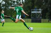 9 June 2021; Rebecca Watkins of Republic of Ireland during the Women's U19 International Friendly between Republic of Ireland and Northern Ireland at AUL Complex in Dublin. Photo by Piaras Ó Mídheach/Sportsfile